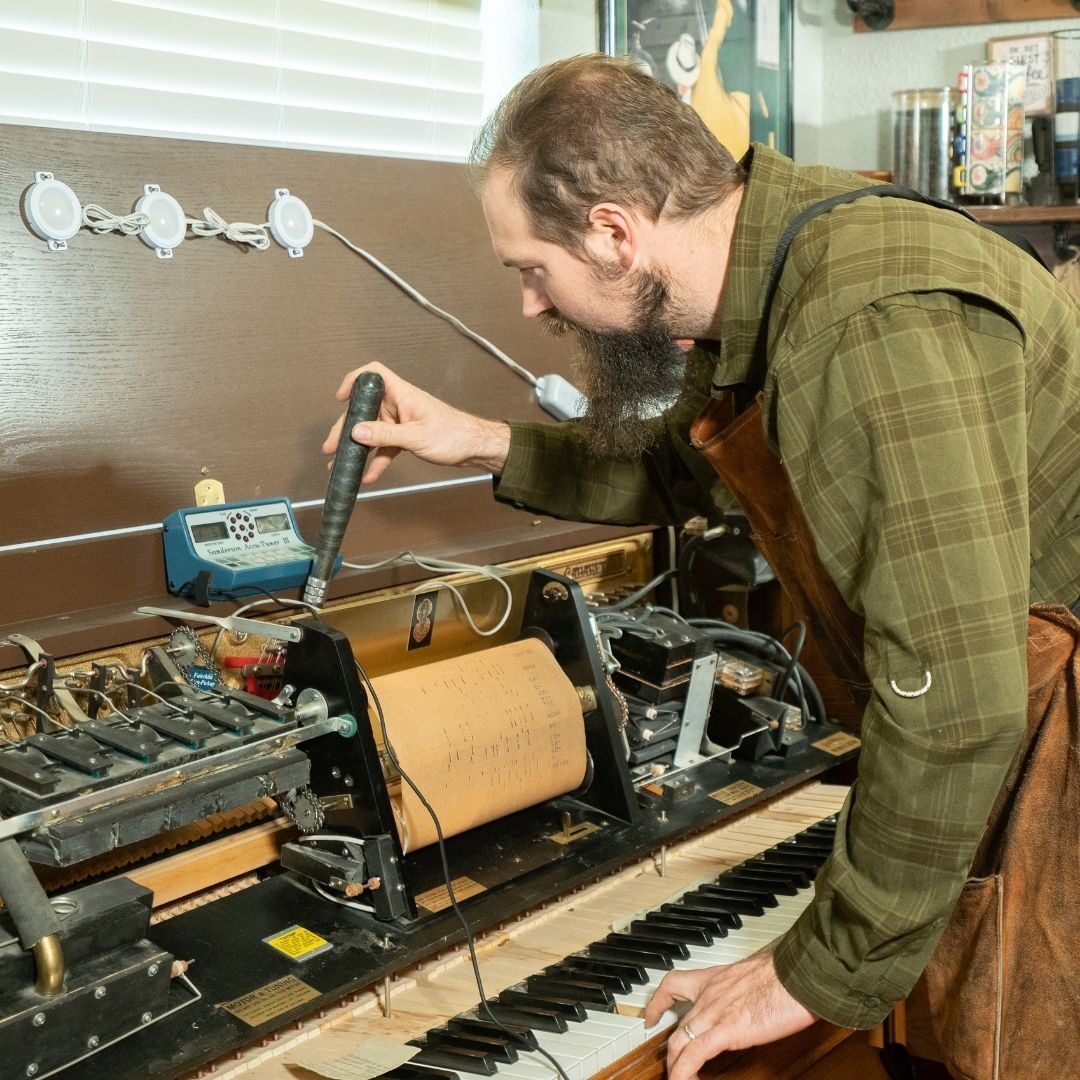 Player piano repair
